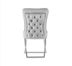 Chaise Gabrielle Pied Chrome