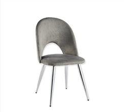 Chaise Amelia Pied Argent