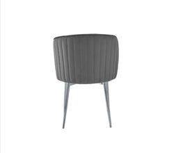 Chaise Diana Pied Chrome