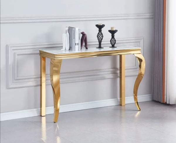 Console Baroque 120x40x78 Pied Gold