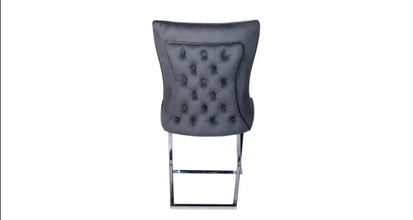 Chaise Gabrielle Pied Chrome