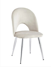 Chaise Amelia Pied Argent