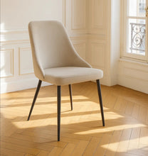 Chaise Belize Pied Metal Noir