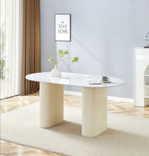 Table a Manger Selena Pied Beige Plateau Ceramique 180x90CM