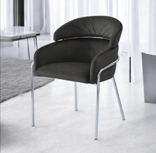 Chaise Emily Pied Argent