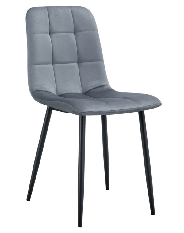 Chaise Elisa Pied Metal Noir