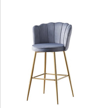 Tabouret de Bar Nymphea Gold Velours