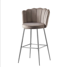 Tabouret de Bar Nymphea Pied Chrome