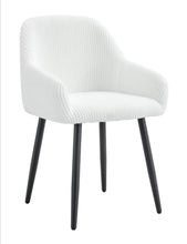 Chaise Avec Accoudoir Peach Pied Metal Noir