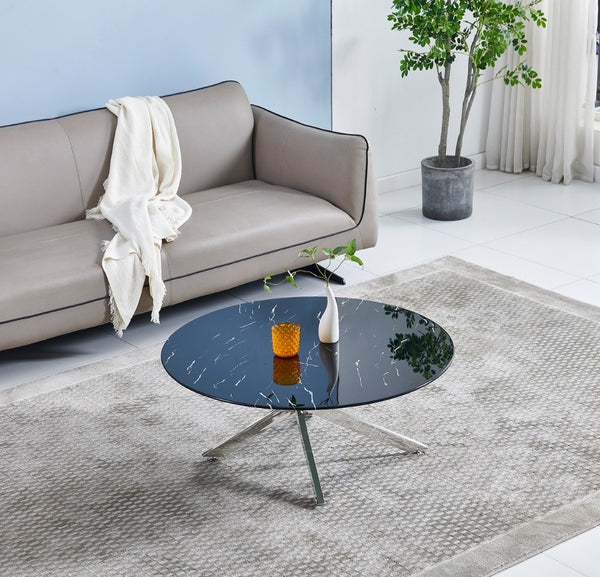 Table Basse Olivia Pied Argent