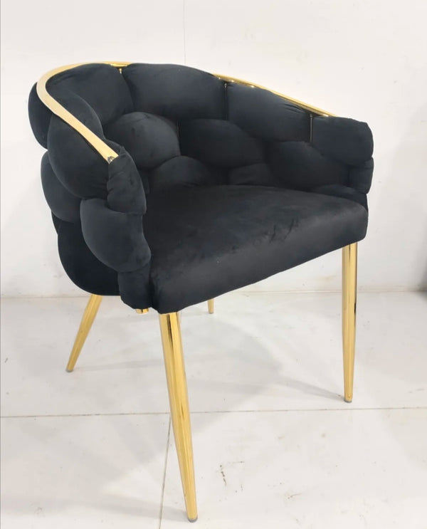 Chaise Ballon Pied Gold