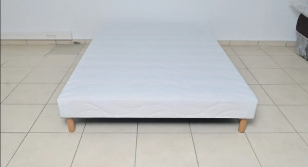Sommier Tapissier 120x190 CM + Pieds Offerts