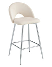Tabouret de Bar Teddy Pied Chrome
