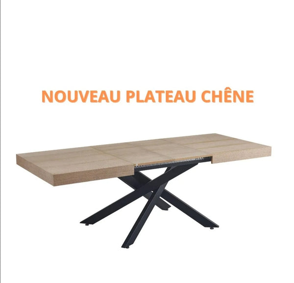 Table Extensible a Rallonge Balni En Chene 140/220