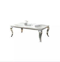 Table Basse Baroque Pied Argent