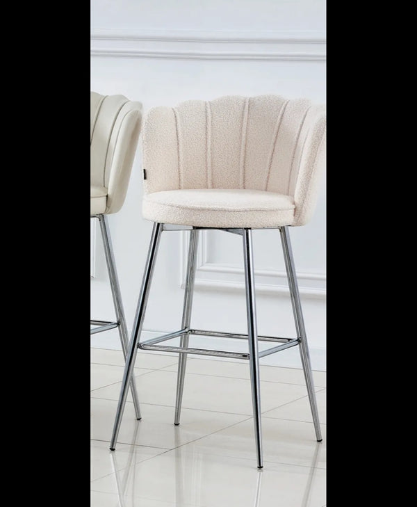 Tabouret de Bar Nymphea Chrome