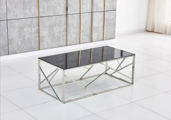 Table Basse Geomag Chrome 120x60x45 CM