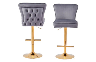 Tabouret de Bar Gabrielle Gold