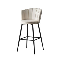 Tabouret de Bar Nymphea Pied Metal Noir