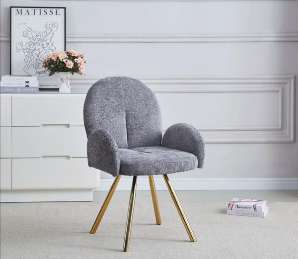 Chaise Avec Accoudoir Mimi Pied Gold