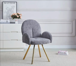 Chaise Avec Accoudoir Mimi Pied Gold