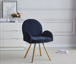 Chaise Avec Accoudoir Mimi Pied Gold