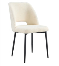 Chaise Ava Pied Metal Noir