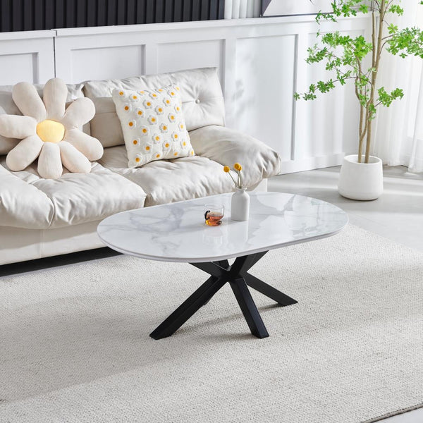 Table Basse Ceramique Ophelia Pied Noir