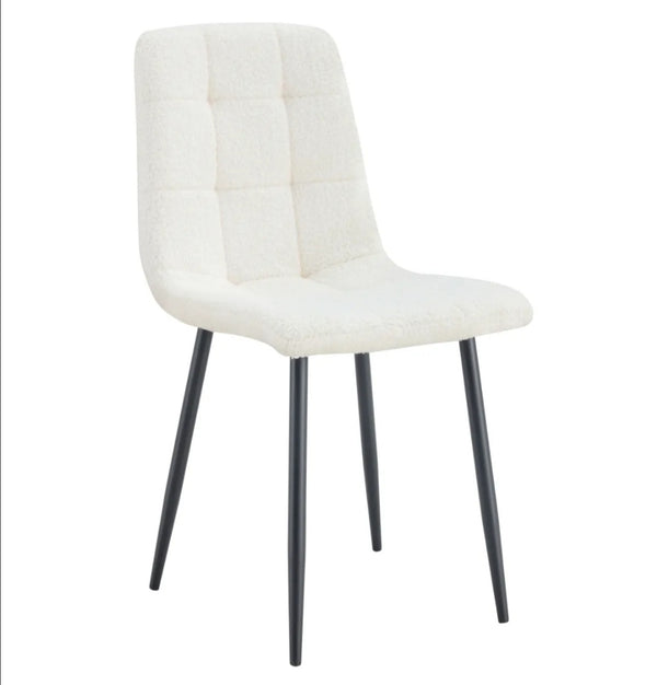 Chaise Elisa Pied Metal Noir Doudou