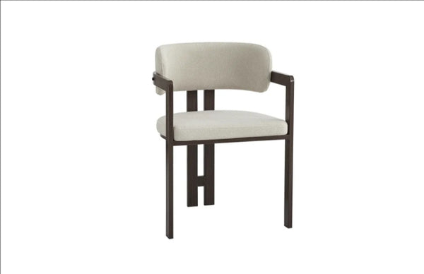 Chaise Mellow Pied Effet Noyer Assise