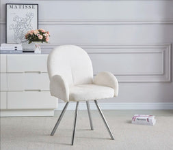 Chaise Avec Accoudoir Mimi Pied Chrome