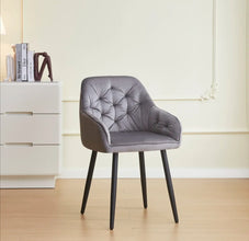 Chaise Avec Accoudoir Jade Pied Metal Noir