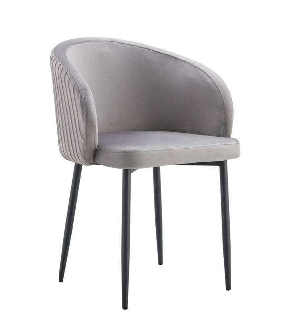 Chaise Avec Accoudoir Carlita Pied Metal Noir