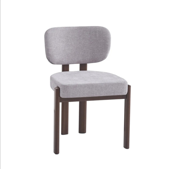 Chaise Baguette Tissus Serge Pied Effet Noyer