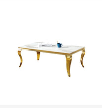 Table Basse Baroque Pied Dore