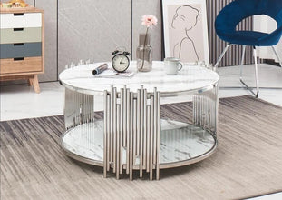 Table basse Stick Chrome 90x45 CM