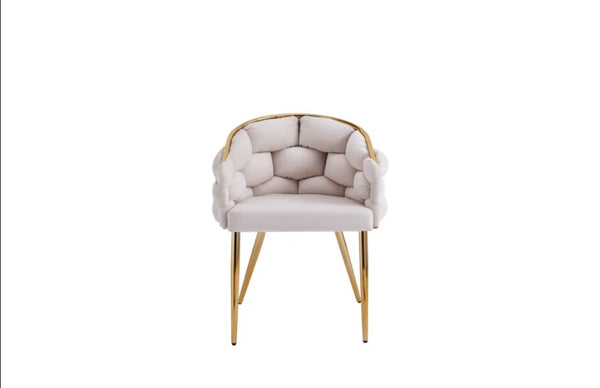 Chaise Ballon Pied Gold