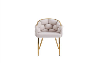 Chaise Ballon Pied Gold