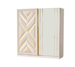 Chambre à coucher BOSS Gold – Élégance moderne et raffinement luxueux