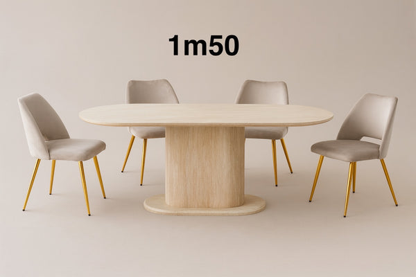 Table a Manger Léa Travertin 150