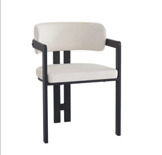 Chaise Mellow Pied Metal Noir Assise