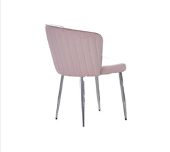 Chaise Diana Pied Chrome