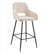 Tabouret de Bar Athena Pied Metal Noir