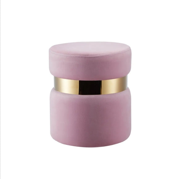 Pouf P01 Rose D35xH40 CM
