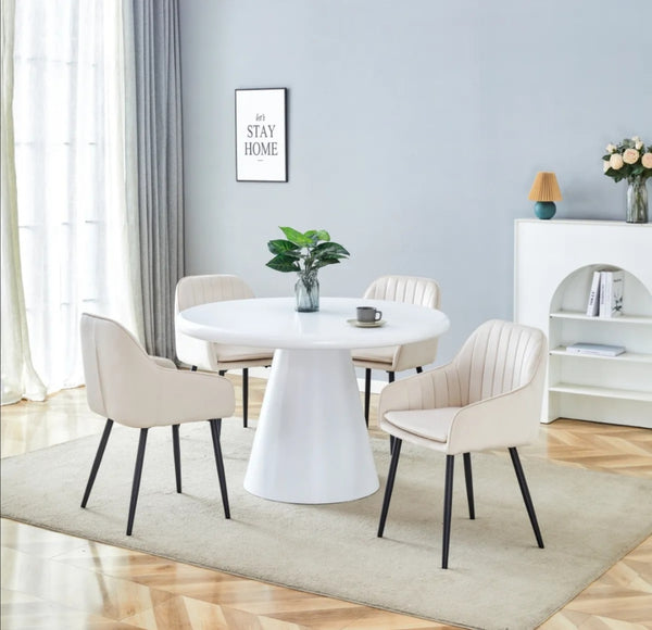 Table a Manger Assia Blanc