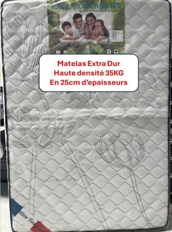Matelas 160x200x25 CM Extra Dur