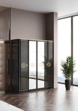 Chambre à coucher GUGI Soft noir – Élégance et confort moderne