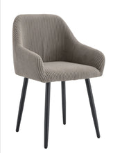 Chaise Avec Accoudoir Peach Pied Metal Noir