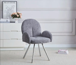 Chaise Avec Accoudoir Mimi Pied Chrome