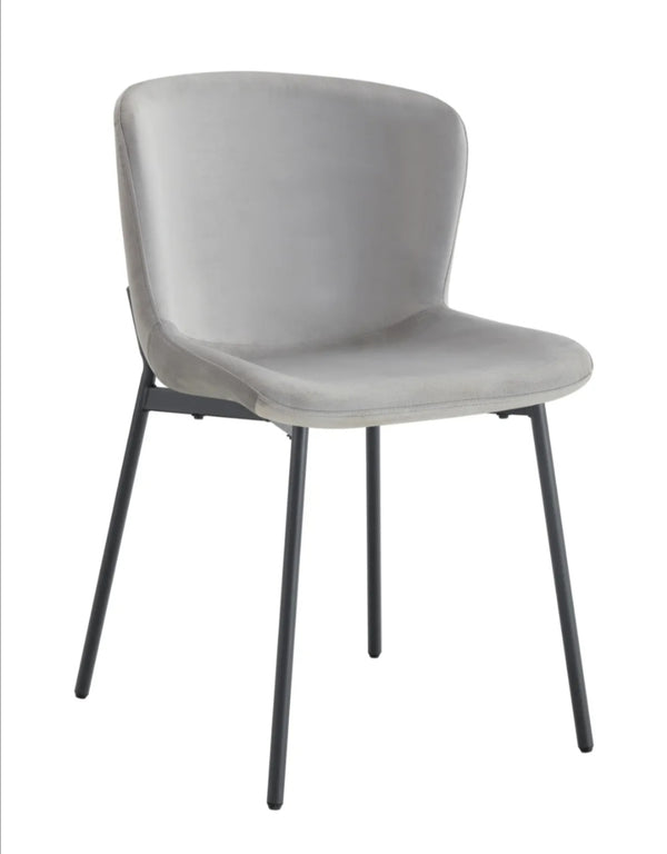 Chaise Hailey Pied Metal Noir